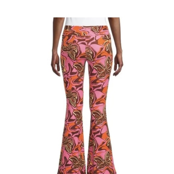 NWT No Boundaries. Juniors Knit Flare Boho  Hippie Stretch Pants XL (15-17) - Picture 4 of 4